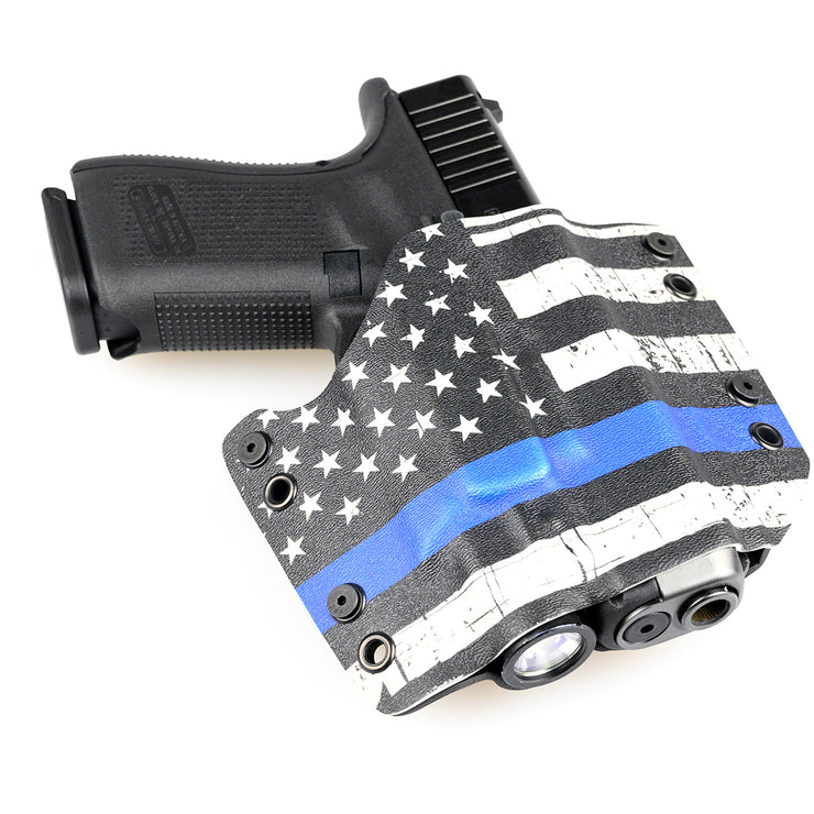 OWB TACTICAL - USA Grunge Blue Line